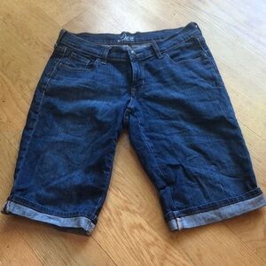 Denim Bermuda Shorts